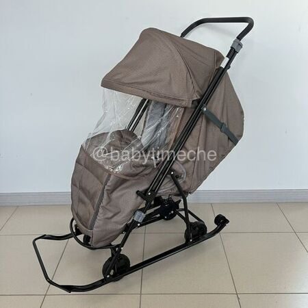 Санки-коляска Снежинка универсал 1 Бронза